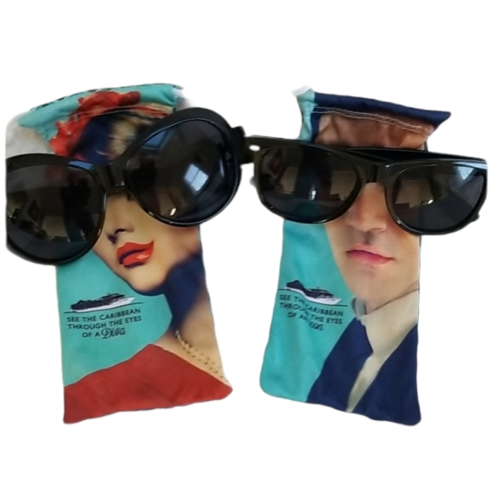 MSC Unisex Chunky Black Sunglasses